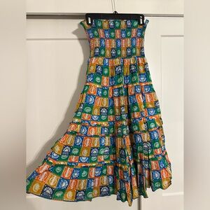 Anna Cate Collection - Colorful Patterned Women's Skirt